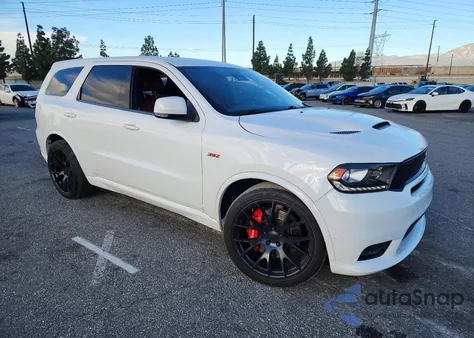2018 Dodge Durango Srt z USA, uszkodzony, nr VIN 1C4SDJGJ9JC456788